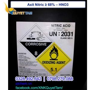 Axit Nitric 68% – HNO3 (dạng Can, Hàn Quốc, Trung Quốc)